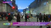 Cooperativistas mantienen bloqueo de vías en el centro paceño; dirigentes se reúnen con el Gobierno