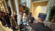 Miles de fieles visitan la tumba del Papa en la Basílica de Santa María la Mayor