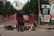Fuerte choque deja un hospitalizado de urgencia en pleno Centro