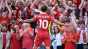 Alexis Mac Allister hizo un golazo y Liverpool es campeón de la Premier League tras aplastar al Tottenham