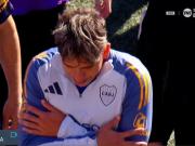 Los provocadores gestos de Marcos Rojo y Carlos Palacios antes del inicio del Superclásico entre River y Boca