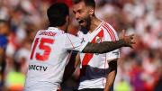 Sebastián Driussi apareció en el final del primer tiempo para el 2-1 de River en el Superclásico