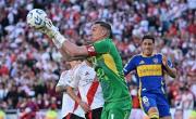 Franco Armani salvó a River en la última jugada del partido contra Boca