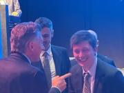 El encuentro de Mauricio Macri con Santiago Caputo y Adorni en la cena de la Fundación Libertad, en medio de los tironeos con Milei