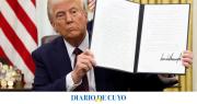 A 100 días de gestión, Trump defendió su política migratoria, la presión comercial a China y su rol en la guerra en Ucrania