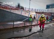 Promueven lavado de calles dos veces por semana en El Alto para mejorar la higiene urbana
