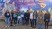 Por el Día del Animal se inauguró un mural artístico