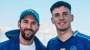 Lo comparó con Messi: la estrella del fútbol mundial rendida a los pies de Mastantuono