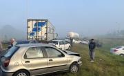 Impresionante choque múltiple en Ruta 7 en Luján: 15 vehículos involucrados y una decena de heridos