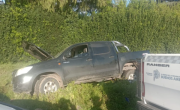 Fuga y accidente en La Plata: robó, escapó y terminó en una zanja