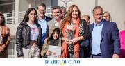 Orrego encabezó una nueva entrega de viviendas, esta vez en Rawson