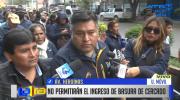 Vecinos de Colcapirhua marchan en contra el ingreso de basura a supuesto botadero ilegal