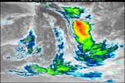 Granizo, lluvias intensas y viento: así se desarrollan las tormentas en el este de Río Negro