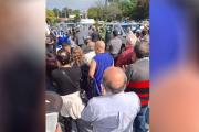 Hinchas y referentes del fútbol despidieron a Luis Galván en el estadio de Talleres