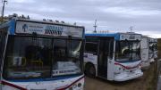 En Caleta Olivia, el paro de la UTA afecta a 5 mil pasajeros