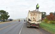 Fiscalizan camiones en las rutas bonaerenses en plena temporada de cosecha