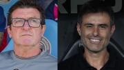 Alfredo Berti y Julio Vaccari preparan el cruce entre la Lepra e Independiente, en Avellaneda