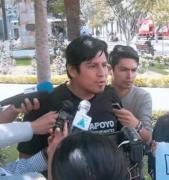 Jovenes en Tarija muestran apoyo a Andrónico Rodríguez