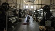 Fuerte caída de la producción industrial