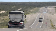 Ruta 6: murió el chofer de un camión al chocar de frente con otro
