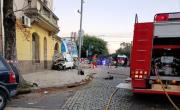 El tren Sarmiento arrolló a una camioneta: un muerto y un herido grave