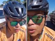 Brasil: una ciclista grabó el momento en que la atropellaron después de una discusión de tránsito