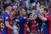 Barcelona se lo dio vuelta a Real Madrid y quedó al borde del título en la Liga de España