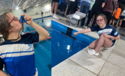 La platense Faustina Romero, un ejemplo de oro: quíntuple campeona nacional en natación adaptada