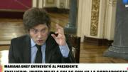 Milei sigue a los insultos por Ficha Limpia