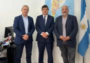 Agüero Gamboa se reunió con autoridades el Ministerio de Seguridad de Nación