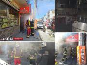 Incendio en un restaurante en Sopocachi deja una persona herida y daños materiales de consideración