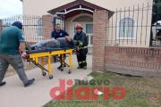 Derrumbe en obra: cuatro obreros heridos fueron rescatados por los bomberos de la Policía