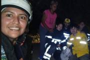 Bomberos de Las Termas rescataron a una cabra que cayó a un pozo en Sotelillo