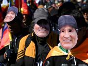 Si lo vemos en la calle, lo detenemos: dura advertencia a Evo Morales en una caravana que terminó con incidentes en Bolivia