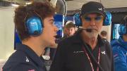 Franco Colapinto, tras su vuelta a la F1: “Buen primer día acá en Imola”
