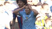 El Diablito Echeverri, en su debut, casi salva al Manchester CIty: Derrota en la final de la FA Cup