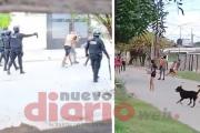 Feroz batalla campal en el barrio Juramento: atacaron a policías