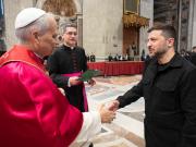 El papa León XIV recibió a Volodimir Zelenski, presidente de la Ucrania martirizada