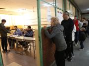 Con sol después de tres días de lluvia y Boleta Única Electrónica: así se vota en las escuelas de la Ciudad