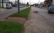 Atropellaron a un ciclista de 65 años en Romero y pelea por su vida