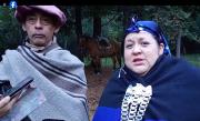 Mapuches bloquean tranqueras en Villa La Angostura para resistir un intento de desalojo