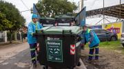 Instalan 3 mil contenedores para ampliar el sistema de limpieza en San Isidro