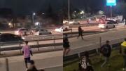 Hinchas de Platense atacaron a los de River en General Paz: “Mirá cómo corren las gallinitas ”