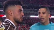 El comentario de Yael Falcón Pérez al arquero de Platense tras el escandaloso final ante River