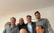 El Doctor Bilardo fue visitado por ex jugadores y glorias del Pincha