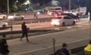 Incidentes entre hinchas de Platense y River en la General Paz 