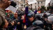 Marcha de jubilados: una vez más hubo incidentes frente al Congreso de la Nación