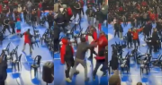 “Piñas van, piñas vienen”: sillazos y trompadas en una escandalosa asamblea de Newell‘s’