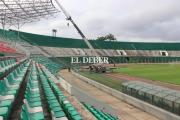 Avanzan las obras en el Tahuichi; la Conmebol se encargará del campo de juego