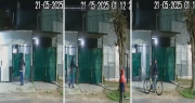 Robaron una bicicleta y herramientas en una casa de Altos de San Lorenzo y quedaron filmados